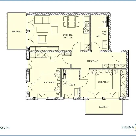Apartment Sunnevelt-apartment-2